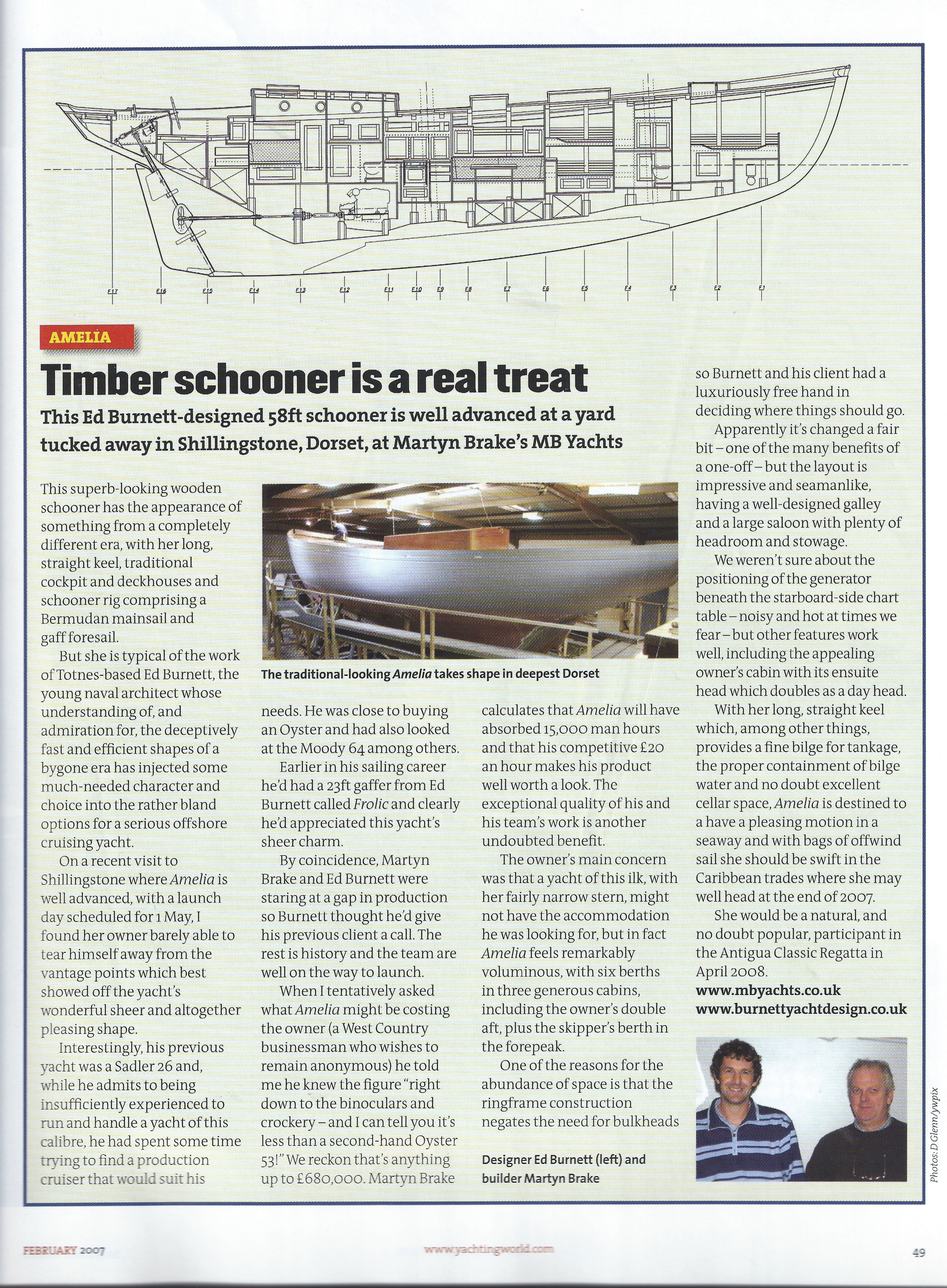Yachting World Magazine February Issue 2007