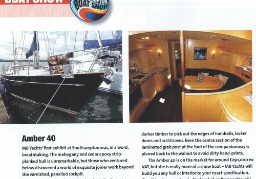 Yachting World Magazine   November Issue 2005